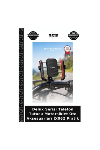 Delux Serisi Telefon Tutucu Motorsiklet Oto Aksesuarları Jx062 Pratik