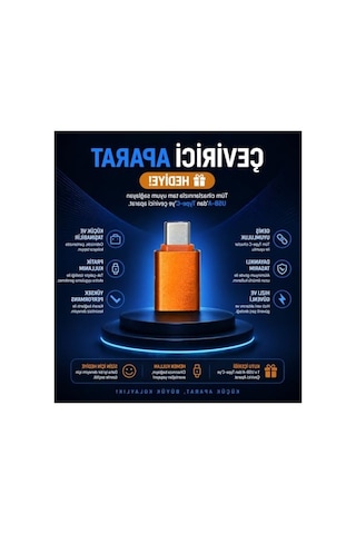 Kablosuz Araç Ekran Yansıtıcı Ve Adaptör, 4-in-1