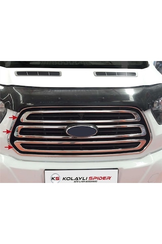 Ford Transit 7 Ön Panjur 3 Prç Krom 2014 ve Sonrası