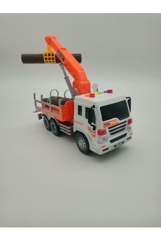 Ceren Ctoys Sesli Işıklı Kütük Taşıyıcı Vinç Kamyon Wy300f