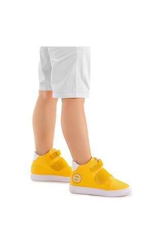 Kiko Kids Coyote Cırtlı Kız Çocuk Günlük Bot Ayakkabı Sarı Sarı
