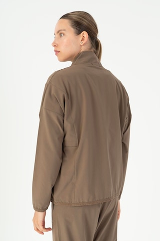 Maraton Comfort Kadın Dik Yaka Kakao Tracktop Kakao