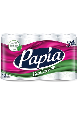 Papia Biocare Tuvalet Kağıdı 16'lı
