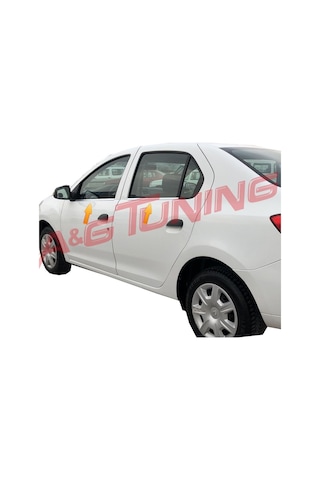 Renault Symbol Krom Cam Çıtası 2013 Üzeri 4 Prç. Paslanmaz Çelik N11.6153