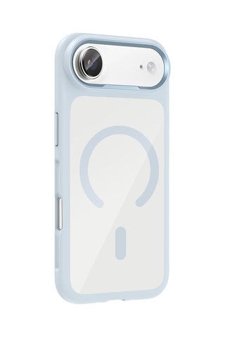 Apple Uyumlu iPhone 17 Air Kılıf M-safe Şarj Özellikli Metal Kamera Çerçeveli Zore Tiko Kapak Gold
