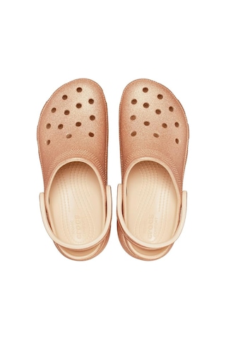 Crocs Classıc Platform Glıtter Kadın Terlik 207241-2ds Bej