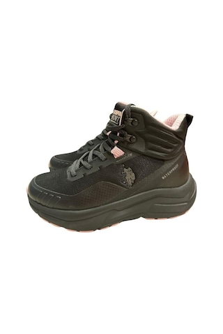 U.s. Polo Assn. Gerrard Hı Wmn 4pr 101812675 Su Geçirmez Outdoor Bot Siyah Pembe 36-40 Siyah