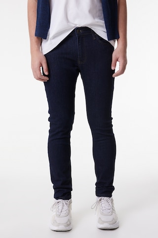 Lee Malone Skinny Fit Dar Kesim Normal Bel Koyu Mavi Esnek Jean Kot Pantolon L73607536 Mavi