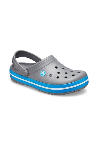 Crocs Unisex Crocband Terlik Charcoal/Ocean Gri