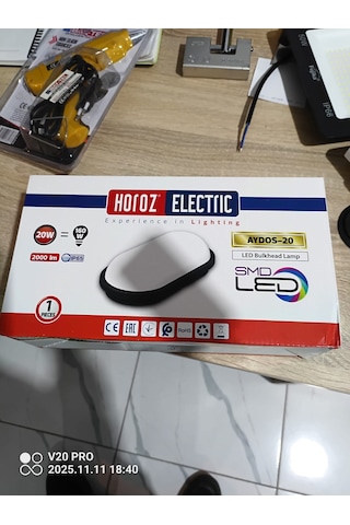 Aydos-20 Led Armatür 20w, 2000 Lümen, Ip65, Smd Led, Suya Ve Toza Dayanıklı Dış Mekan Aydınlatma