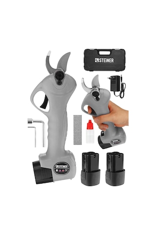 Steiner Alman 128 Vf 10 Ah Kömürsüz Motor Akülü Bağ Makası Dal Bu