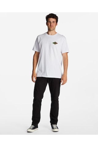 Billabong Abyzt01697-Wht Crayon Wave Ss Erkek T-Shirt 001