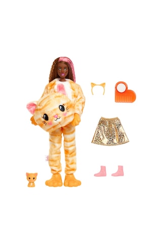 Mattel Barbie Cutie Reveal Kedi HHG20 Renk Değiştiren Sürpriz Bebekler Serisi +3 Yaş