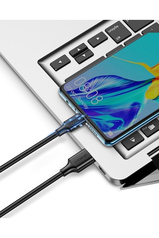 Ugreen 3.0 A Usb-a & Usb-c, Data Ve Şarj Kablosu,1 Metre, Siyah, Acbugn20882, 20882