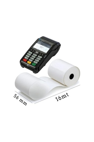 Termal Yazarkasa Pos Rulosu 56x16 - 10 Adet