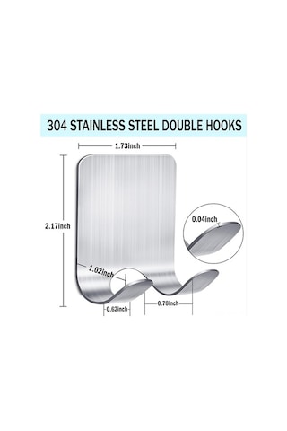 Besthome1 4'lü Paslanmaz Çelik Tıraş Bıçağı Askısı - Su Geçirmez, Non-yapışkanlı, Banyo & Mutfak Organizasyonu Diğer Diğer