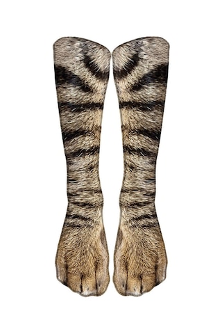 Geeroyoo 3d Hayvan Ayak İzi Çorapları - Kedi Köpek Kaplan Kartal At Dinozor Desenli, Unisex, Renkli, Gerçekçi Ve Eğlenceli, Gençler Erkek Kadınlar İçin Diğer