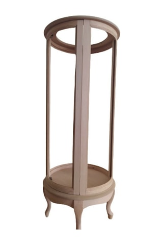 Bengimobilya Gümüşlük Yuvarlak Model 120 Cm Ham Kayın Lükens Aslan Ayak İtina