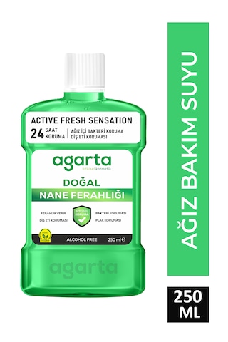 Agarta Ferah Nefes Alkolsüz Ağız Bakım Suyu 250 ML