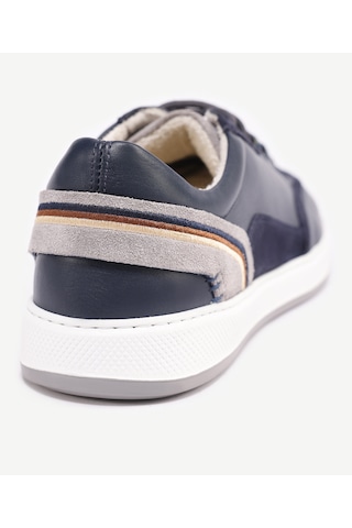 Yargıcı Deri Bağlı Sneakers 24yeay4469x 004 Lacivert