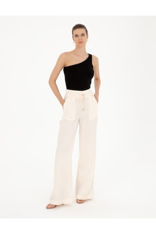 Pierre Cardin Kadın Ekru Pantolon Kanvas-chino 50284523-vr019 Ekru