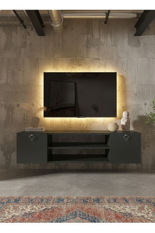 Resital Tv Ünitesi S1242-4 Antrasit Antrasit