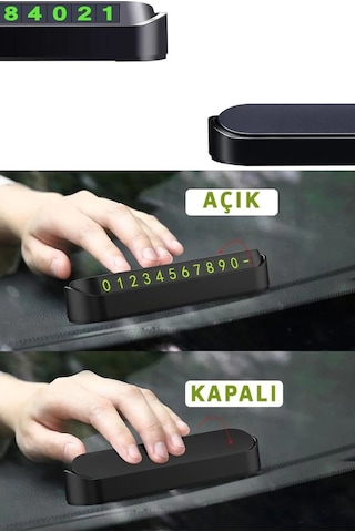 Tiger Mketing Araraç Fosforlu Numaratör Aç - Kapa