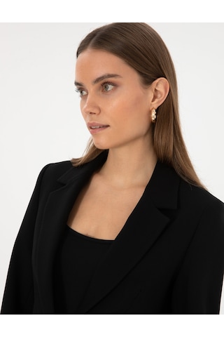 Pierre Cardin Kadın Siyah Ceket 50310125-vr046 Siyah