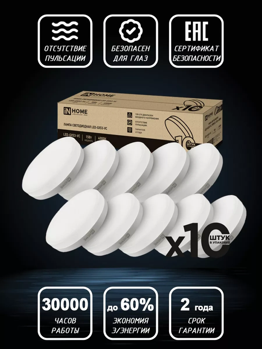 In Home Led Lambalar Gx53 Led 15w 4000k 192235833