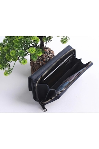 Ozka Leather Collection Trend Kadın Cüzdan Lacivert Lacıvert