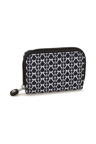 Kipling Kıplıng Tops Küçük Boy Cüzdan Siyah Sıgnature Prınt Siyah