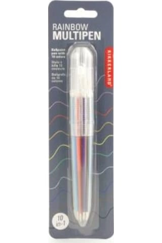 Kikkerland Rainbow Multi 10'lu Tükenmez Kalem Çok Renkli