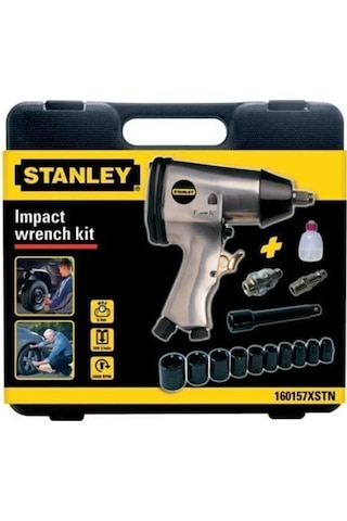 Stanley 160157XSTN Havalı Somun Sıkma Seti ½” - 15 Parça