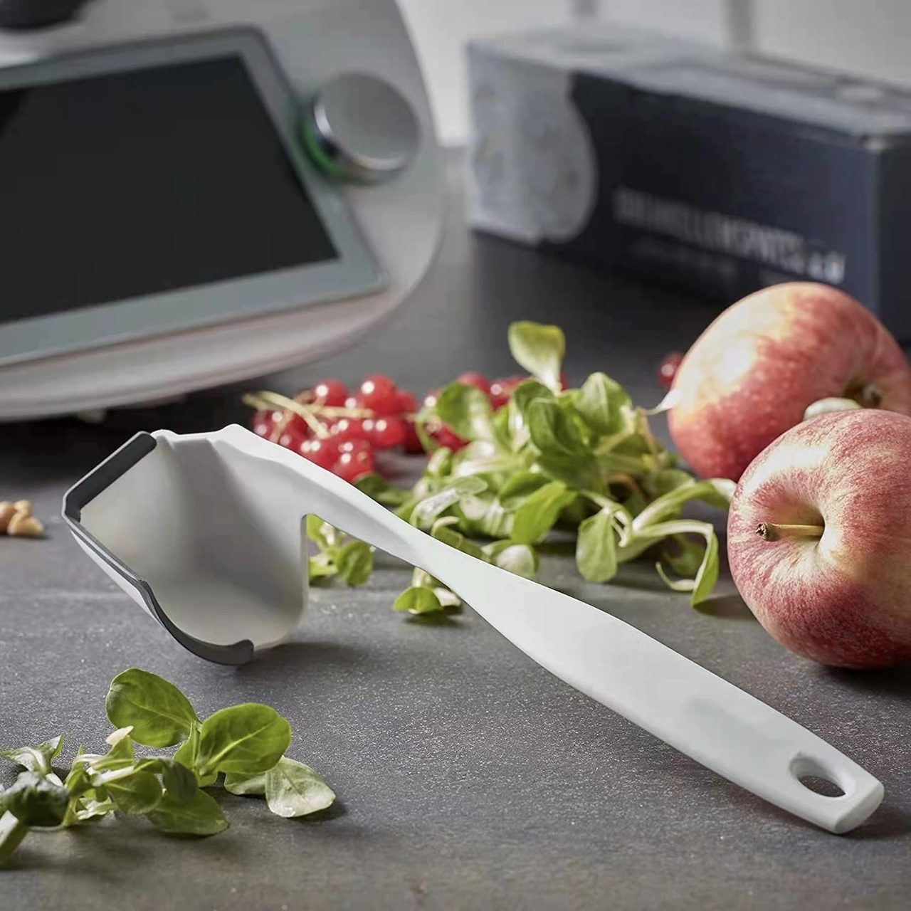 Geeroyoo Vorwerk Thermomix Tm5/tm31/tm6 İçin Dönen Silikon Spatula - Mutfak Aksesuarı, Geri Kalan Yemeği Temizleyen, Esnek Ve Dayanıklı Kelle Diğer