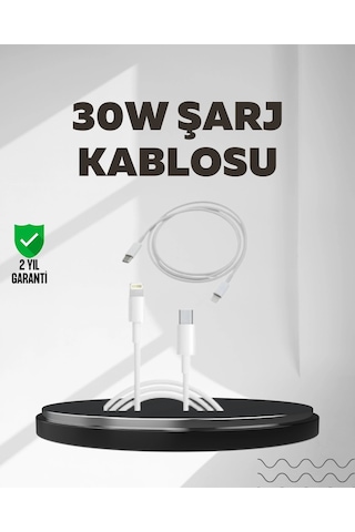 Buğz Yüksek Saflıkta Bakır Çekirdekli 30w Hızlı Şarj Kablosu