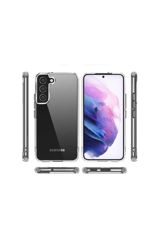 Zore Galaxy Uyumlu S22 Plus Kılıf Forst Kapak - Renksiz Renksiz