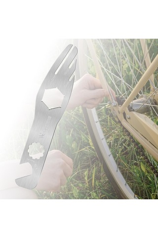 Pazly Dağ Bisikleti Pedal Sökücü Anahtarı - Sökme Onarım Aleti - Arjantin Model Gri