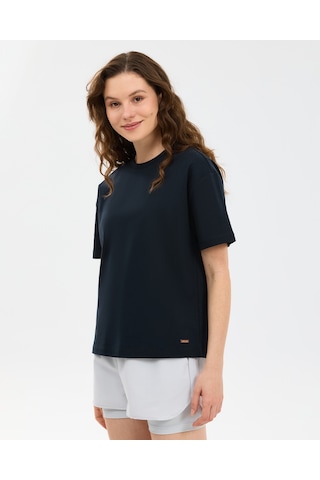 Skechers W Loose Fit T-shirt Kadın Siyah Tshirt S2610046-3817