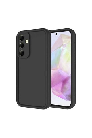 Galaxy Uyumlu A36 Kılıf Viera Silikon - Siyah