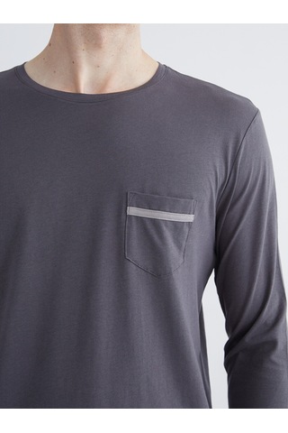 Lc Waikiki Lc Waıkıkı Gri Standart Kalıp Erkek Pijama Takımı