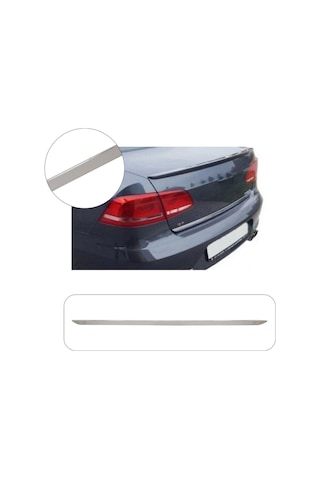 Volkswagen Passat B7 Uyumlu 2012-2015 Krom Bagaj Alt Çıtası Paslanmaz Çelik