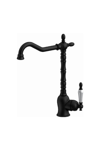 Gpd Retro Mtl180-S Tek Gövde Lavabo Bataryası Siyah