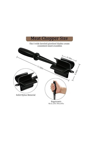 Jian Fan Elde Tutulan Et Parçalayıcısiyah Siyah