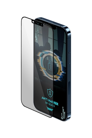 Buff Apple Uyumlu iPhone 13 Pro Max5D Glass Anti Hacker Ekran