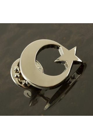 Depomıx Ay Yıldız Yaka Rozet-gümüş Rengi Çok Renkli 20462789
