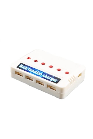 Lipo Pil 6 lı Şarj Cihazı 4 XH Beyaz-2 JST Kırmızı Soket