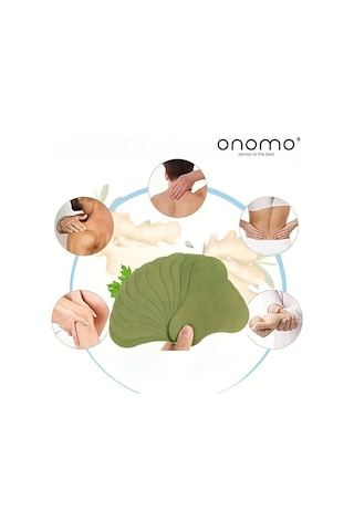 Onomo Health Sırt Omuz Bel Boyun ve Fıtık için Bitkisel Isıtmalı Fizik Yakı Bandı 10 Adet