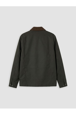 Lcwaıkıkı Classic Haki Regular Fit Kadife Yaka Erkek Ceket