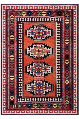 Louis De Poortere Antıquarıan Antalıa Halı Kaymaz Taban Pet Malzeme Vintage Modern Tasarım 240x340 El Halısı 240 X 340 Cm Çok Renkli