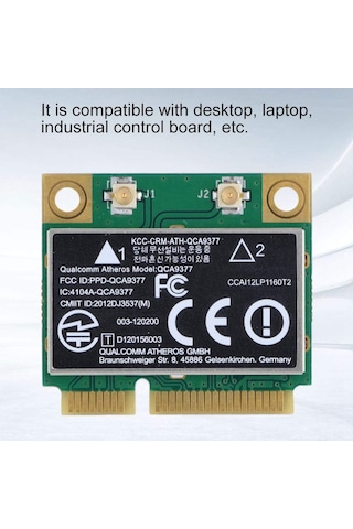 Diyeeni Wifi Kartı Çift Bant 2.4g/5ghz Ağ Kartı 433mbps